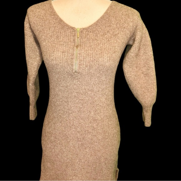 NWOT Emilia George ‘Eva’ Long Sleeve Merino Wool-Blend Maternity Sweater Dress S - Picture 16 of 16